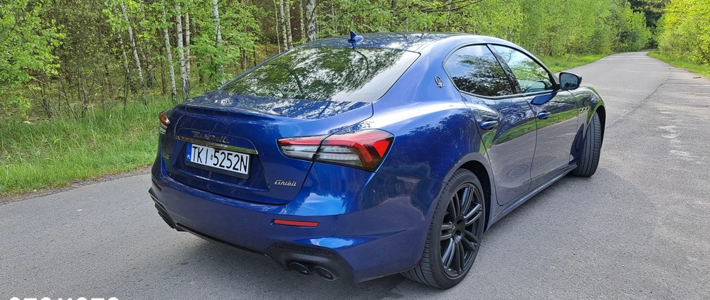 Maserati Ghibli cena 299000 przebieg: 16100, rok produkcji 2021 z Pasłęk małe 742